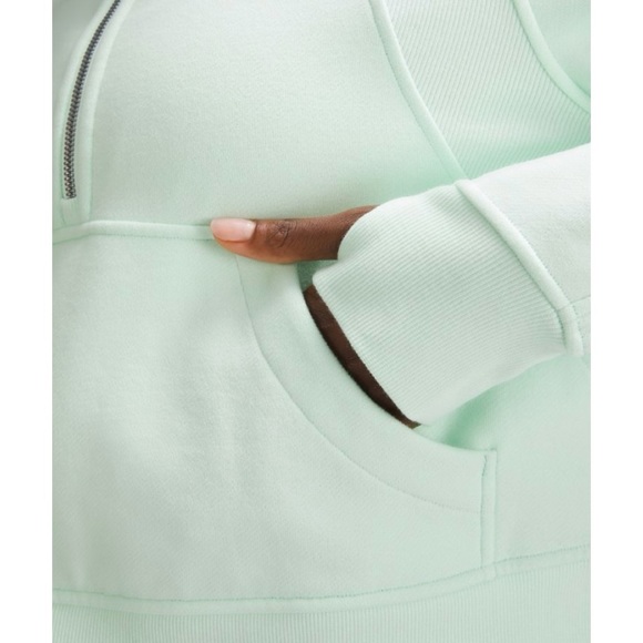 Brand New Lululemon Scuba Oversized Half-Zip in Mint Moment - Picture 4 of 5